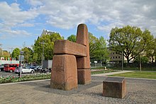 The Peter Altmeier Monument in Koblenz