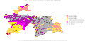 Image 12Map of Köppen climate classification (from Tajikistan)