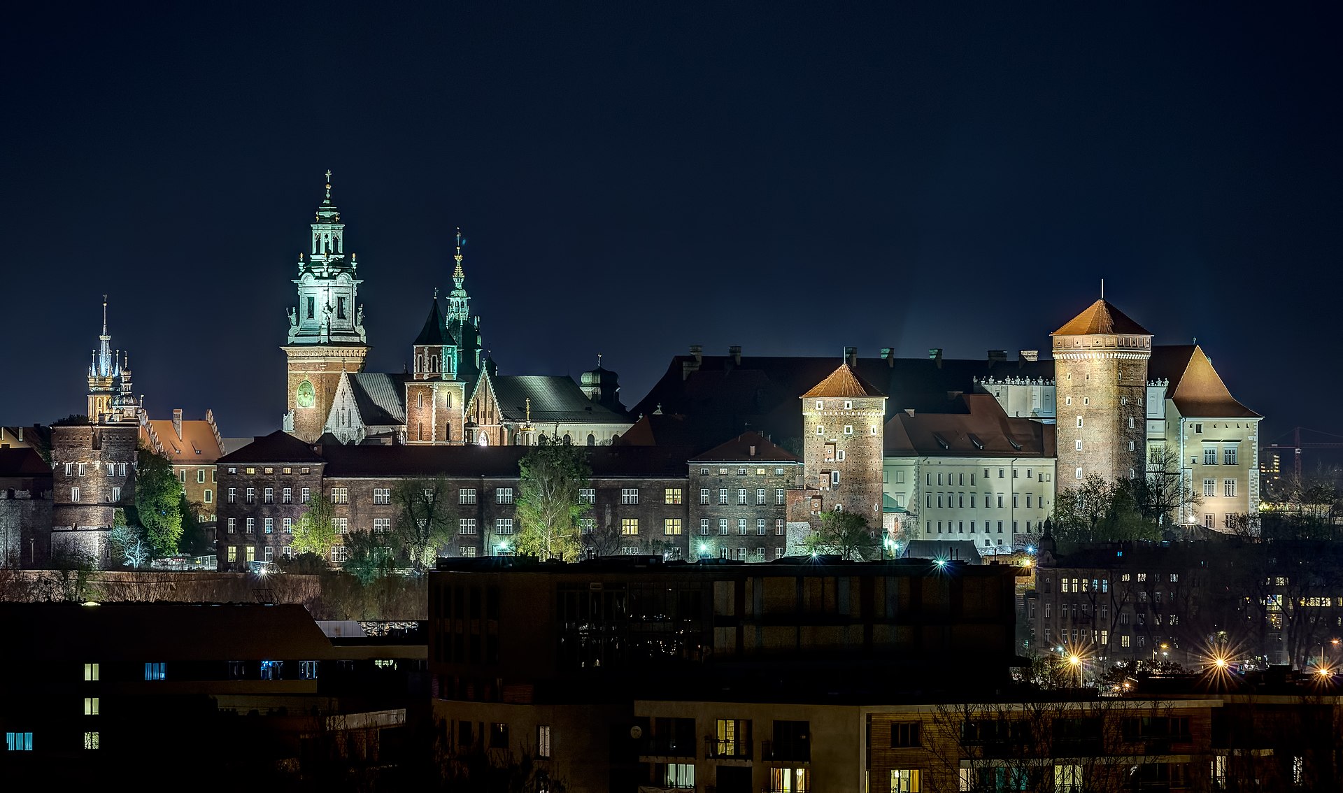 Krakow - Wawel - nocny pejzaz 01.jpg
