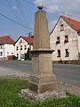 English: War memorial in Isserstedt, Thuringia, Germany