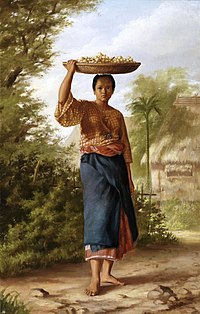 La Vendedora de Lanzones ("The Lanzones Seller") by the Filipino painter Felix Resurreccion Hidalgo (1875) in the Museo del Prado La vendedora de lanzones, de Felix Resurreccion Hidalgo.jpg