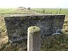 Duitse bunker Stützpunkt Gustav met open gevechtsstellingen