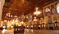 Darbar hall featuring ornate artwork.