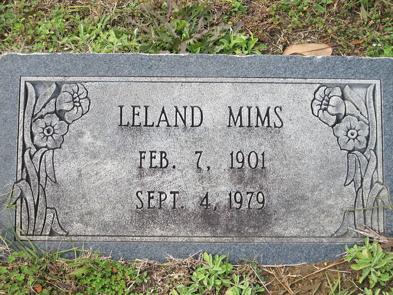 File:Leland Mims grave IMG 2298.JPG