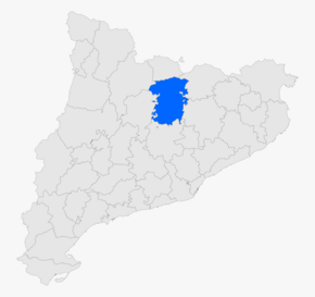 Poziția localității Berguedà