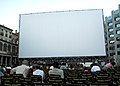 Piazza Grande durante el Festival Internacional de Cine de Locarno.