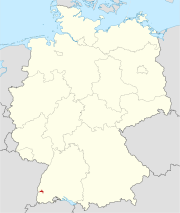 Locator map FR (town) in Germany.svg