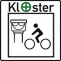 Logo of the monastery bike path