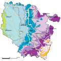 Geologic map of Lorraine