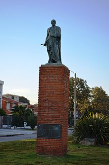 Statue of Mexican Independence leader Jose Maria Morelos in Montevideo. Mexico a Uruguay.JPG