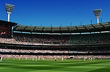 The second day of the 2006 Boxing Day Test match MCG stands.jpg