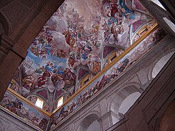 Frescos en la bóveda de la Basílica.