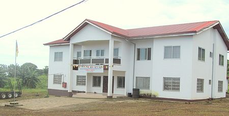 Edificio che ospita i locali del municipio di Limbé II situato a Mokundange