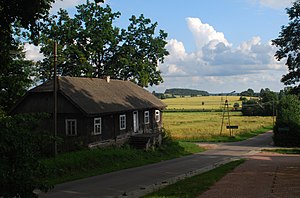 Ēka Sidras gminas Majevo Koscelne ciemā