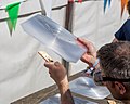 * Nomination Wood burning using a fresnel lens and solar energy at Maker Faire Berlin 2018, FEZ Wuhlheide --MB-one 21:36, 9 October 2020 (UTC) * Decline  Oppose Sorry, but the peace of wood is not in focus. --Augustgeyler 21:46, 9 October 2020 (UTC)