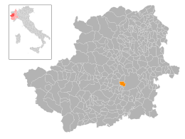Grugliasco - Localizazion