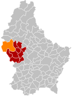 Lage von Rambruch im Großherzogtum Luxemburg