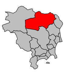 Canton de Coursegoules - Carte