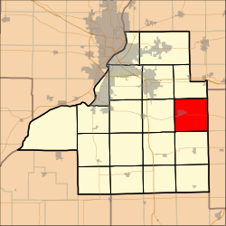 Map highlighting Mackinaw Township, Tazewell County, Illinois.svg