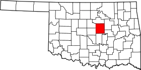 Localização do condado de Lincoln (condado de Lincoln)