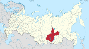 Mapa de Rusia - Óblast de Irkutsk.svg
