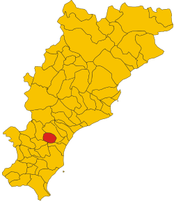 Balestrino within the Province of Savona
