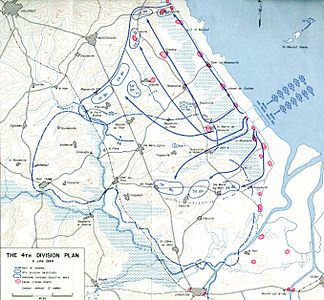 Map of plan for US 4th division, D-Day, 6 June 1944.jpg