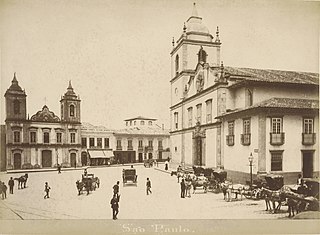Sé square in 1880s