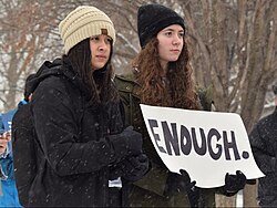 Marcia per le nostre vite 24 marzo 2018 a Iowa City, Iowa - 002.jpg