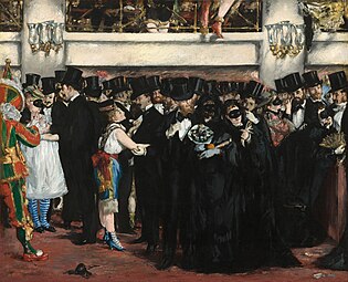 Bal masqué à l'opéra, quadre d'Edouard Manet (1873)