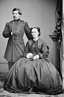 George B. McClellan and Mary Ellen Marcy (Nelly) McClellan McClellan+Wife.jpg