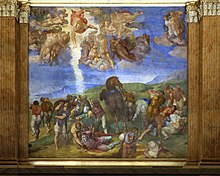 Michelangelo, conversione di saulo, 1542-45, 02.jpg