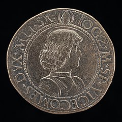 Giangaleazzo Maria Sforza, 1469-1494, 6th Duke of Milan 1476 [obverse]