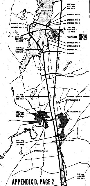 Diagram depicting final flight path of Mohawk 411, NTSB Report Mohawk411-D-2.jpg