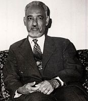 Moktar Ould Daddah, the incumbent President and winner of the 1976 Presidential elections Moktar Ould Daddah - 1977.jpg