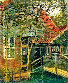 Passerelle à Zaandam, 1871, musée des Ursulines, Mâcon