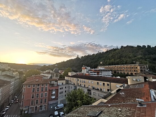 Mont Salomon at sundown