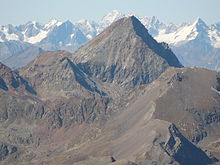Il Monte Emilius visto dalla Punta Tersiva