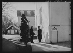 Moravian minister the Reverend Kortz and banker and church official A.L. Douple