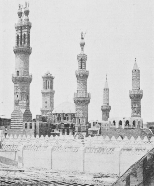 Al-Azhar Mosque, where al-Qassam studied, in 1906