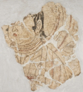 Mural fragment, East Syriac church, Guqung.png