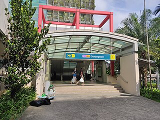 <span class="mw-page-title-main">Serangoon MRT station</span> Mass Rapid Transit station in Singapore