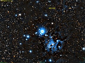 NGC 2264 makalesinin açıklayıcı görüntüsü