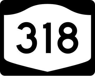 <span class="mw-page-title-main">New York State Route 318</span> Highway in New York