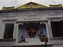 The temple inside the akhara where the famous festivals are held.