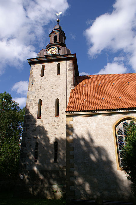 Nehringen Kirche Turm Suedseite