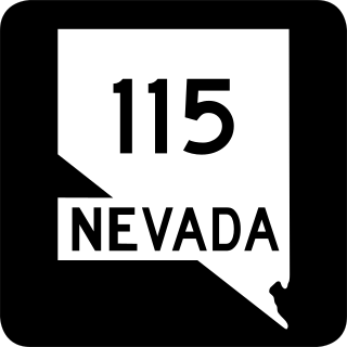 <span class="mw-page-title-main">Nevada State Route 115</span> Highway in Nevada