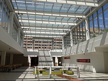 Atrium of the redeveloped shopping center, looking up towards the Plaza in July 2014. New atrium area at La promenade shopping center grnumber 2.jpg
