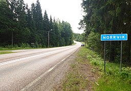 Den nordlige indkørsel til Nordvig, 2013