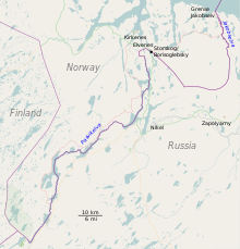 روسيا حدود الحدود النرويجية